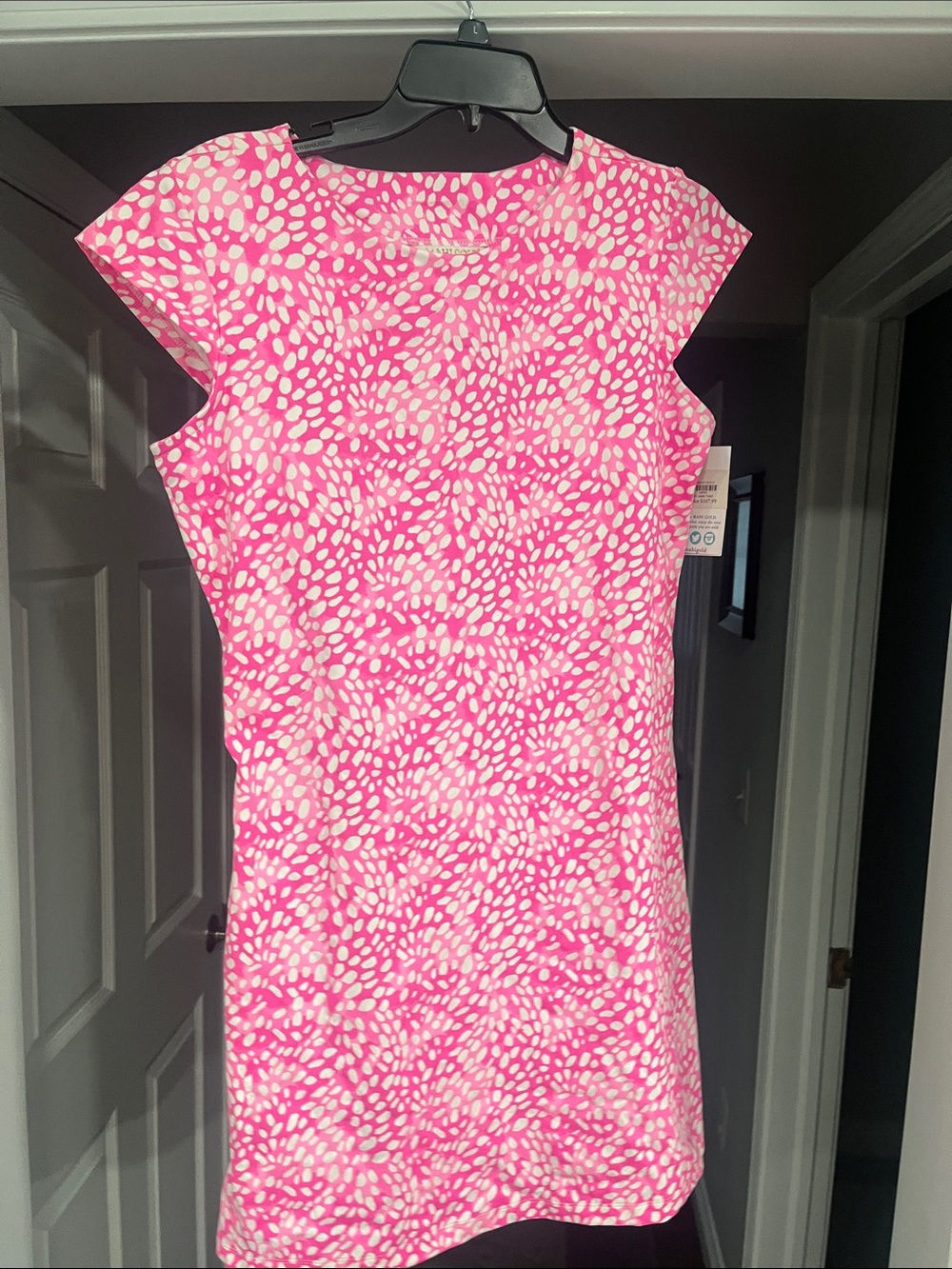 Mahi Gold Pink & White tunic dress-SIZE Medium-BRAND NEW